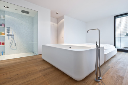 Dossier de presse | 1018-02 - Communiqué de presse | Immeuble à 7 appartements - Metaform architectes - Design d’intérieur résidentiel - Crédit photo : Steve Troes fotodesign