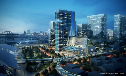 Dossier de presse | 3258-02 - Communiqué de presse | John Portman & Associates Designs Iconic Landmark for Shenzhen, China - John Portman & Associates - Architecture commerciale - Crédit photo : John Portman &amp; Associates