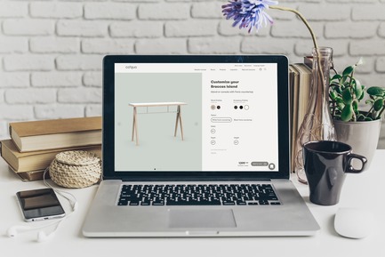 Press kit | 1122-05 - Press release | Purchasing a Kitchen Online is Now Child’s Play with coquo.ca - Coquo by Cuisines Steam - Product -   coquo.ca&nbsp;allows customers to see the modules from all sides and customize them according to their needs and style.   - Photo credit:  coquo 