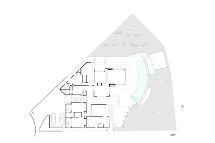 Press kit | 2933-01 - Press release | Residence Overlooking Mulholland Drive - Heusch Inc. - Residential Architecture - New Floor Plan - Photo credit: Heusch Inc