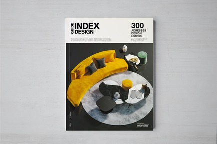 Dossier de presse | 611-29 - Communiqué de presse | Lancement de la 11e édition du Guide 300 adresses design pour aménager et rénover - Index-Design - Édition -  Guide 300 adresses design pour aménager et rénover - Couverture  - Crédit photo : Index-Design&nbsp;