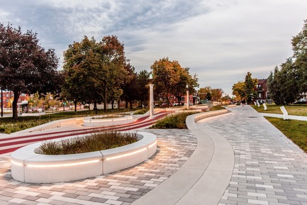 Dossier de presse | 2366-02 - Communiqué de presse | Un graphisme fort pour le parc Guido-Nincheri à Montréal - civiliti - Design urbain - Crédit photo : Stéphane Najman