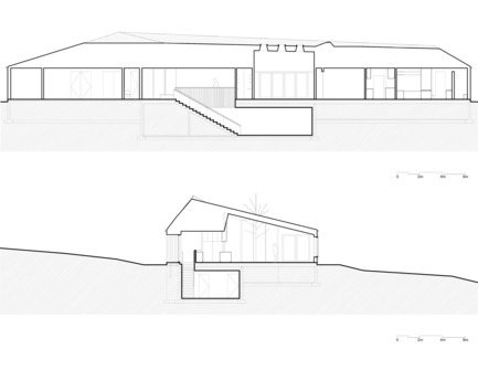 Dossier de presse | 721-08 - Communiqué de presse | Résidence de la Vallée du Parc - Chevalier Morales - Architecture résidentielle - Coupes - Crédit photo : Chevalier Morales Architectes