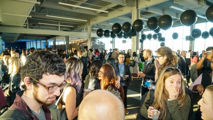 Press kit | 2949-06 - Press release | San Francisco Design Week 2018: Start Here - San Francisco Design Week - Event + Exhibition -  Opening Night Party at Pier 27, San Francisco Design Week 2017<br>  - Photo credit: Andre Pennycooke<br>