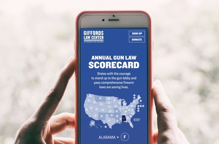 Press kit | 2949-07 - Press release | San Francisco Design Week First Annual Awards Debut - San Francisco Design Week - Competition - Giffords: Courage to Fight Gun Violence -- Giffords Gun Law Scorecard. <br> - Photo credit: Photo courtesy Giffords.