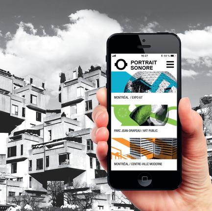 Dossier de presse | 2390-01 - Communiqué de presse | Portrait Sonore lance sa nouvelle application gratuite sur l’art, l’histoire et l’architecture - Portrait Sonore - Design multimédia - Capture d'écran de l'application Portrait Sonore - Crédit photo : ©&nbsp;Portrait Sonore, 2018