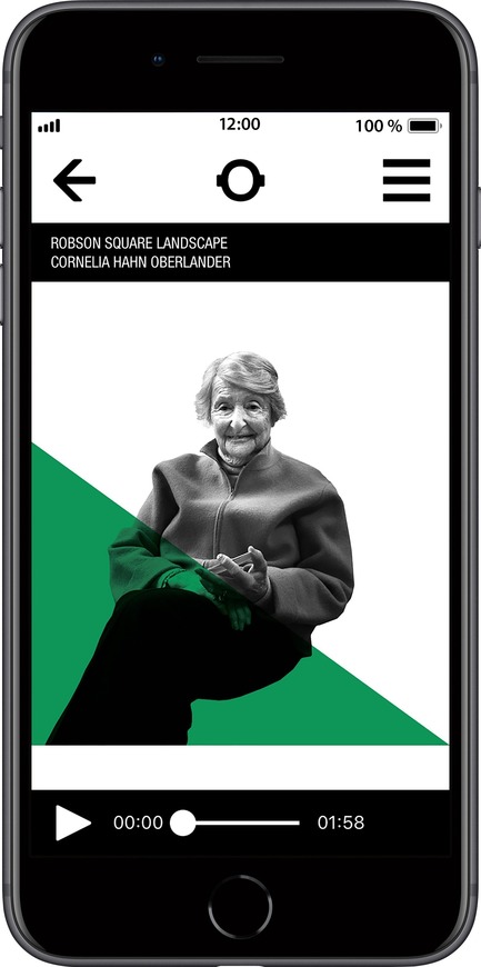 Dossier de presse | 2390-01 - Communiqué de presse | Portrait Sonore lance sa nouvelle application gratuite sur l’art, l’histoire et l’architecture - Portrait Sonore - Design multimédia - Capture d'écran de l'application Portrait Sonore - Crédit photo : ©&nbsp;Portrait Sonore, 2018