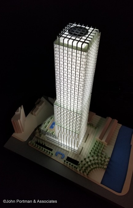 Dossier de presse | 3258-03 - Communiqué de presse | John Portman & Associates Unveils Design for Super Tall Tower in Wuxi, China - John Portman & Associates - Concours - Crédit photo : John Portman &amp; Associates