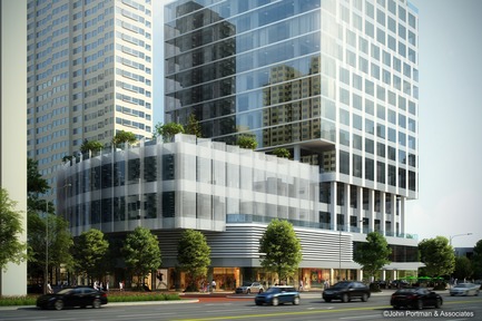 Dossier de presse | 3258-03 - Communiqué de presse | John Portman & Associates Unveils Design for Super Tall Tower in Wuxi, China - John Portman & Associates - Concours - Crédit photo : John Portman &amp; Associates