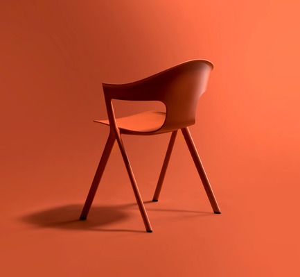 Press kit | 2048-04 - Press release | Core77 Design Awards Announce Their 2018 Honorees - Core77 Design Awards - Competition - Axyl by Benjamin Hubert of Layer for Allermuir took home the Professional Winner trophy for the Furniture &amp; Lighting category this year. The chair is made from recycled die-cast aluminum with an injection molded shell. - Photo credit: Layer