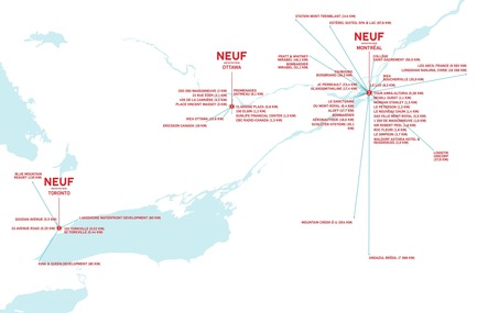 Press kit | 1387-05 - Press release | NEUF Architect(e)s Deepens its Foundations - NEUF architect(e)s - Event + Exhibition - NEUF architect(e)s' Three Offices: Montreal - Toronto - Ottawa - Photo credit: NEUF architect(e)s