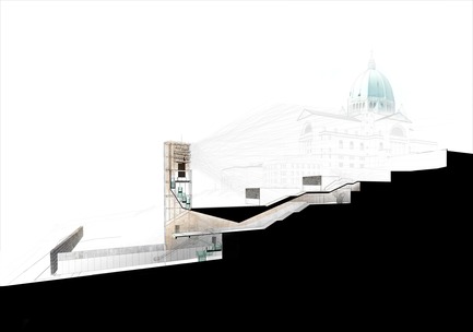Dossier de presse | 865-33 - Communiqué de presse | Un deuxième prix prestigieux reconnaissant l’excellence de la conceptualisation architecturale à l’Oratoire Saint-Joseph du Mont-Royal - Lemay - Concours - Pavillon d’accueil et carillon -&nbsp;Oratoire Saint-Joseph du Mont-Royal&nbsp; - Crédit photo : Lemay&nbsp;