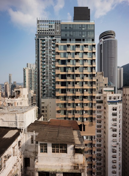 Dossier de presse | 2317-02 - Communiqué de presse | Make Completes High Rise Luxury Residential Tower in Wan Chai - Make Architects - Architecture résidentielle - Distinctive form on the skyline - Crédit photo : Archmospheres