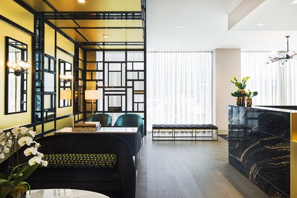 Dossier de presse | 2185-05 - Communiqué de presse | FACE Cosmetic Surgery - Audax - Design d’intérieur commercial -  Hotel lobby inspired waiting area  - Crédit photo : Erik Rotter