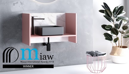 Dossier de presse | 2276-09 - Communiqué de presse | MIAW 2018 : les lauréats - ArchiDesignclub by Muuuz - Concours - Mobilier de salle de bain : Kibu – NUOVVO (Italy) - Crédit photo : @muuuz
