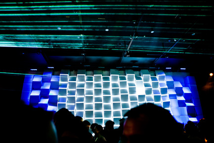 Press kit | 1044-01 - Press release | RIDM 2012 lounge - La firme, Baillat Cardell & Fils et XYZ Technologie culturelle - Multimedia Design - Photo credit: Emily Gan