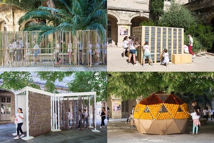 Dossier de presse | 982-41 - Communiqué de presse | Retour sur le Festival des Architectures Vives 2018 - Association Champ Libre - Festival des Architectures Vives (FAV) - Évènement + Exposition -  Les 1000 bambous au 3 sens / Labydoise / La Campagne à la Ville / Egnaro  - Crédit photo :   ©photoarchitecture&nbsp;  