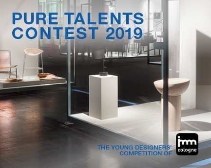 Dossier de presse | 2704-03 - Communiqué de presse | Call for Entries for Pure Talents Contest 2019: Kicking Off the imm cologne and LivingKitchen Design Competition - imm cologne 2019, Koelnmesse GmbH - Concours - Pure Talents Contest 2019 call for entries key visual - Crédit photo : Koelnmesse GmbH