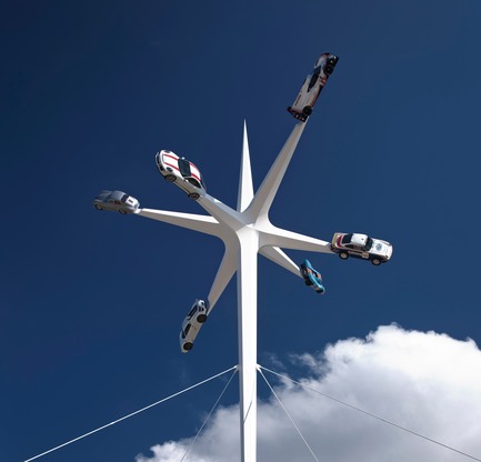 Press kit | 1022-06 - Press release | Porsche Sculpture: Goodwood Festival of Speed, 2018 - Gerry Judah - Art - Photo credit: David Barbour