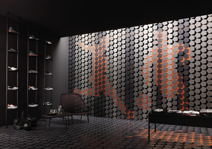 Press kit | 2506-05 - Press release | Form Follows Fun: Young Architects and Designers Get Inventive with Ceramics - AGROB BUCHTAL and AIT-Dialog - Competition - RE: Tile&nbsp;by Andreas Crynen, Ingenhoven Architects, Düsseldorf, Germany - Photo credit:  Jochen Stüber, Hamburg,&nbsp;for AGROB BUCHTAL