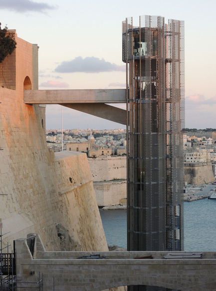Dossier de presse | 1080-02 - Communiqué de presse | International Awards shortlist announced - INSIDE: World Festival of Interiors - Concours - Barrakka Lift, Malta<br>by Architecture Project<br>