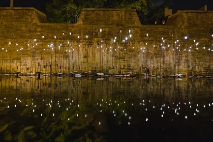 Dossier de presse | 2402-02 - Communiqué de presse | Passages Insolites : une 5e édition surprenante - EXMURO arts publics - Art - Jean-Yves Vigneau :&nbsp;Fleurs d'eau - Crédit photo : Stéphane Bourgeois
