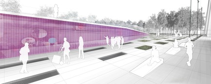 Dossier de presse | 865-34 - Communiqué de presse | Un geste grandiose procure une grande victoire à Lemay + Angela Silver + SNC-Lavalin - Lemay - Design urbain - Grand axe urbain - Crédit photo : Lemay