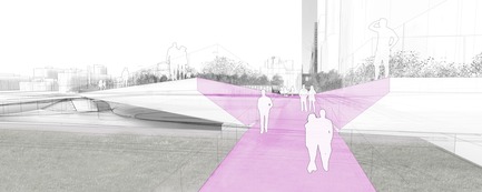 Dossier de presse | 865-34 - Communiqué de presse | Un geste grandiose procure une grande victoire à Lemay + Angela Silver + SNC-Lavalin - Lemay - Design urbain - Entrée sud - Crédit photo : Lemay