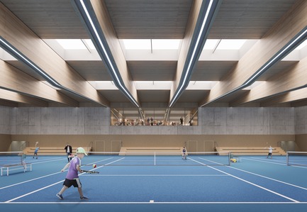 Dossier de presse | 1018-07 - Communiqué de presse | Leconsortium Metaform / Mecanoo est retenu pour construire le premier vélodrome du Grand-Duché de Luxembourg - Metaform architects - Concours - Hall des Sports - Crédit photo : Mecanoo