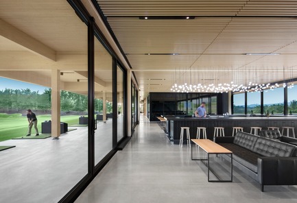 Press kit | 769-03 - Press release | A High-End Golf Clubhouse by Architecture49 - Architecture49 - Commercial Architecture - Golf Exécutif Montréal&nbsp;Clubhouse Interior View - Photo credit: Stéphane Brügger