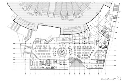 Dossier de presse | 1317-06 - Communiqué de presse | Une oasis urbaine au cœur du quartier du divertissement à Vancouver - ACDF Architecture + Architecture49 + IBI Group - Architecture commerciale -  PARQ Level 2 - Casino - Crédit photo : ACDF Architecture
