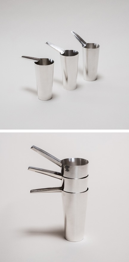 Dossier de presse | 2757-06 - Communiqué de presse | UMÉ Studio Unveils New Limited Edition Items - UMÉ STUDIO - Produit - The Sake Tampo Silver Cups are inspired by the themes of worship and ritual.&nbsp; - Crédit photo : UME Studio