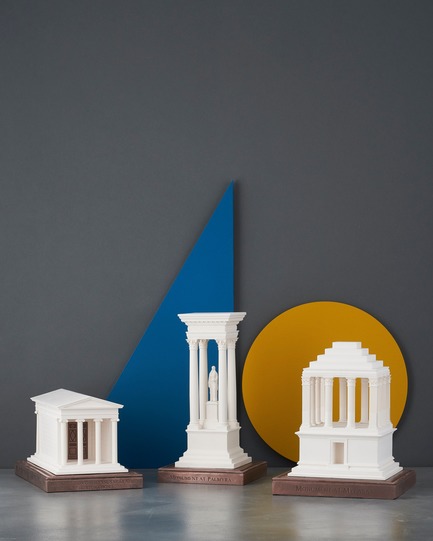 Dossier de presse | 2253-07 - Communiqué de presse | A Small World Filled With Big Ideas - Chisel & Mouse - Produit - Monument at Mylasa, Monument at Palmyra and Temple of Artemis the Huntress from Sir John Soane’s Museum Collection by&nbsp;Chisel &amp; Mouse - Crédit photo : Chisel &amp; Mouse