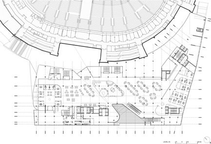 Dossier de presse | 1317-06 - Communiqué de presse | Une oasis urbaine au cœur du quartier du divertissement à Vancouver - ACDF Architecture + Architecture49 + IBI Group - Architecture commerciale -  PARQ Level 3 - Casino - Crédit photo : ACDF Architecture
