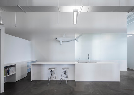 Dossier de presse | 1047-01 - Communiqué de presse | Design des bureaux de BLUE Communications - Jean Guy Chabauty & Anne Sophie Goneau - Design d’intérieur commercial - Crédit photo : Stéphane Groleau