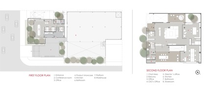 Dossier de presse | 2213-02 - Communiqué de presse | KCI Group Headquarters - Chain10 Architecture & Interior Design Institute - Architecture commerciale - Floor Plan - Crédit photo : Chain10 Architecture &amp; Interior Design Institute