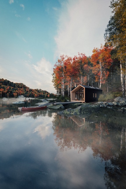 Press kit | 1176-19 - Press release | 2019 Interior Design Show Expands with Redesigned Show Floor and New Trade-Only Exhibition - Interior Design Show (IDS) - Event + Exhibition - Backcountry Hut - Photo credit:  The Backcountry Hut Company&nbsp;and Leckie Studio, renderings by Plus Visual
