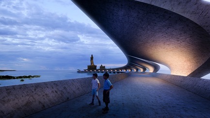 Press kit | 661-47 - Press release | World Architecture Festival 2018 – Day One Winners of International Architectural Awards Announced - World Architecture Festival (WAF) - Competition - The ‘Infrastructure - Future Projects’ category winners were Monk Mackenzie + Novare, for their Thiruvalluvar project in Kanyakumari, India. - Photo credit:  Courtesy of World Architecture Festival 