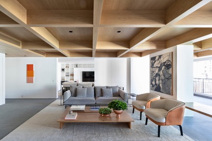 Dossier de presse | 3039-02 - Communiqué de presse | RBI Apartment - Coletivo Arquitetos - Design d’intérieur résidentiel - Living Room&nbsp; - Crédit photo : Ruy Teixeira&nbsp;