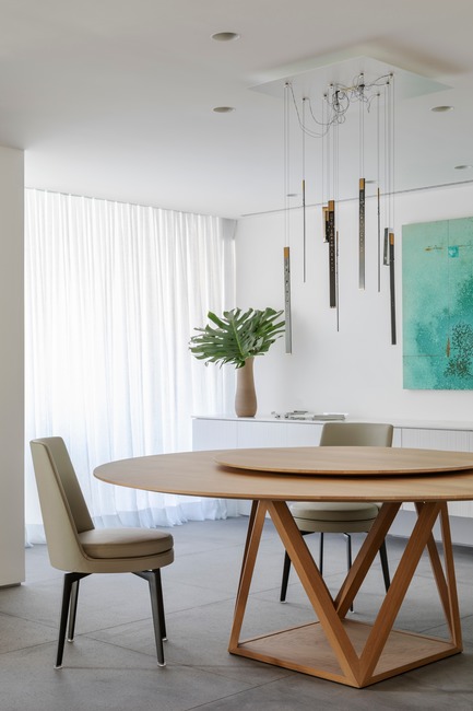 Dossier de presse | 3039-02 - Communiqué de presse | RBI Apartment - Coletivo Arquitetos - Design d’intérieur résidentiel - Dining Room&nbsp; - Crédit photo : Ruy Teixeira&nbsp;