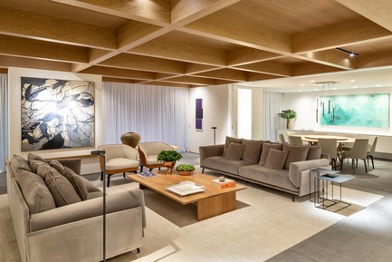 Dossier de presse | 3039-02 - Communiqué de presse | RBI Apartment - Coletivo Arquitetos - Design d’intérieur résidentiel - Living Room&nbsp; - Crédit photo : Ruy Teixeira&nbsp;