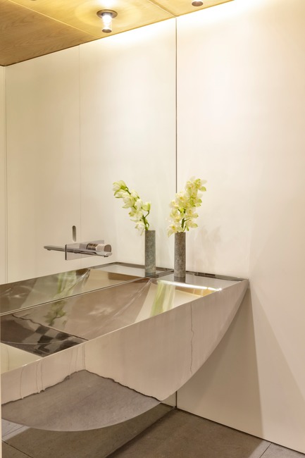 Dossier de presse | 3039-02 - Communiqué de presse | RBI Apartment - Coletivo Arquitetos - Design d’intérieur résidentiel -  Second Bathroom - Crédit photo : Ruy Teixeira&nbsp;
