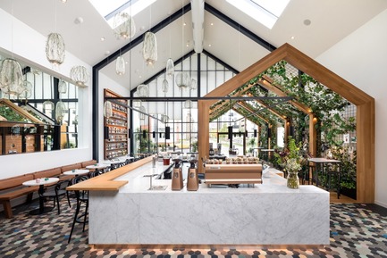 Dossier de presse | 661-52 - Communiqué de presse | INSIDE World Festival of Interiors Announces Day TwoWinners from RAI Amsterdam - Inside World Festival of Interiors - Concours - Bars &amp; Restaurant Winners: Harrison Urby – Entrance Café by Concrete - Crédit photo : Concrete