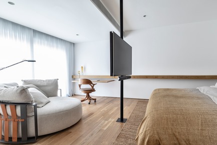 Dossier de presse | 3039-02 - Communiqué de presse | RBI Apartment - Coletivo Arquitetos - Design d’intérieur résidentiel - Master Bedroom&nbsp; - Crédit photo : Ruy Teixeira&nbsp;