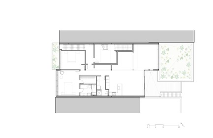 Press kit | 780-05 - Press release | Van Horne - Paul Bernier Architecte - Residential Architecture - Second floor plan - Photo credit: Paul Bernier Architecte