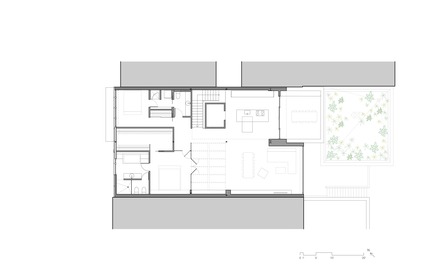 Press kit | 780-05 - Press release | Van Horne - Paul Bernier Architecte - Residential Architecture - Third floor plan - Photo credit: Paul Bernier Architecte