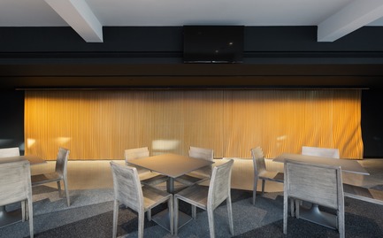 Dossier de presse | 673-21 - Communiqué de presse | Et les lauréats sont ! GRANDS PRIX DU DESIGN 12e édition - Agence PID - Concours -  Mention valorisation du matériau bois dans un design intérieur	<br>Espace Go	<br>Les architectes FABG<br>  - Crédit photo : Steve Montpetit<br>