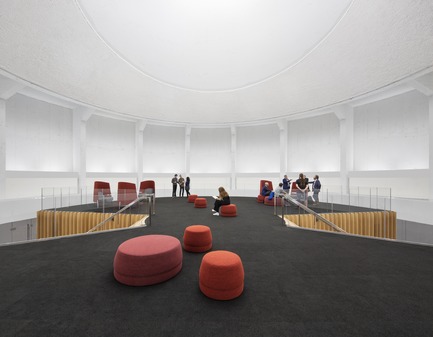 Dossier de presse | 673-21 - Communiqué de presse | Et les lauréats sont ! GRANDS PRIX DU DESIGN 12e édition - Agence PID - Concours -  Prix projet de l’année<br>Conversion du Planétarium Dow de l'ÉTS<br>MENKÈS SHOONER DAGENAIS LETOURNEUX Architectes<br>  - Crédit photo : Stephane Brügger<br>