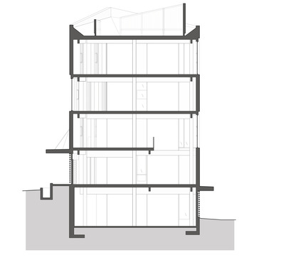 Dossier de presse | 2766-03 - Communiqué de presse | B76 - Skylab - Architecture commerciale - Section - Crédit photo : Skylab
