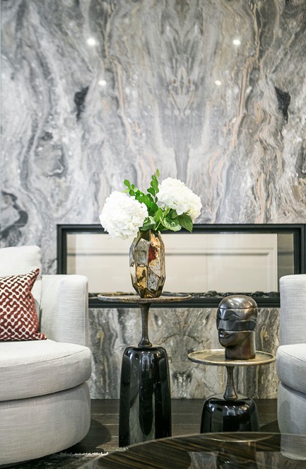 Dossier de presse | 2185-06 - Communiqué de presse | La Dolce Vita - Audax - Design d’intérieur résidentiel - Main Living Room: Detail - Crédit photo : Erik Rotter&nbsp;